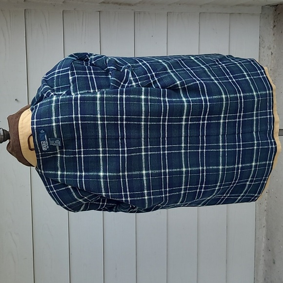 POLO RALPH LAUREN Tan Cotton Corduroy Collar Plaid Interior Large Mens Jacket - Picture 6 of 8
